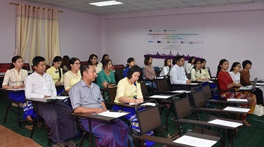 1st Training Course on Geographic Information System (GIS) using NK-GIAS (Nippon Koei- Graphic Information and Analysis System) သင်တန်း